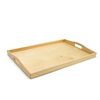 Поднос деревянный большой с ручками 52x33x5 см, фото 