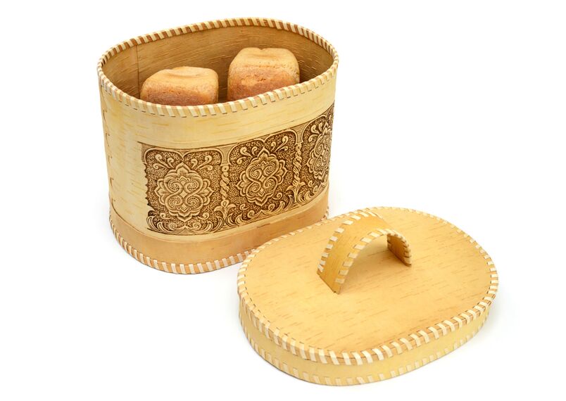 Хлебница - короб из бересты "Орнамент", фото , изображение 6