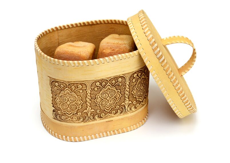 Хлебница - короб из бересты "Орнамент", фото , изображение 7
