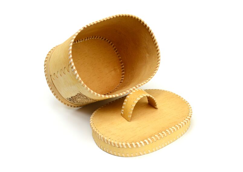 Хлебница - короб из бересты "Орнамент", фото , изображение 8