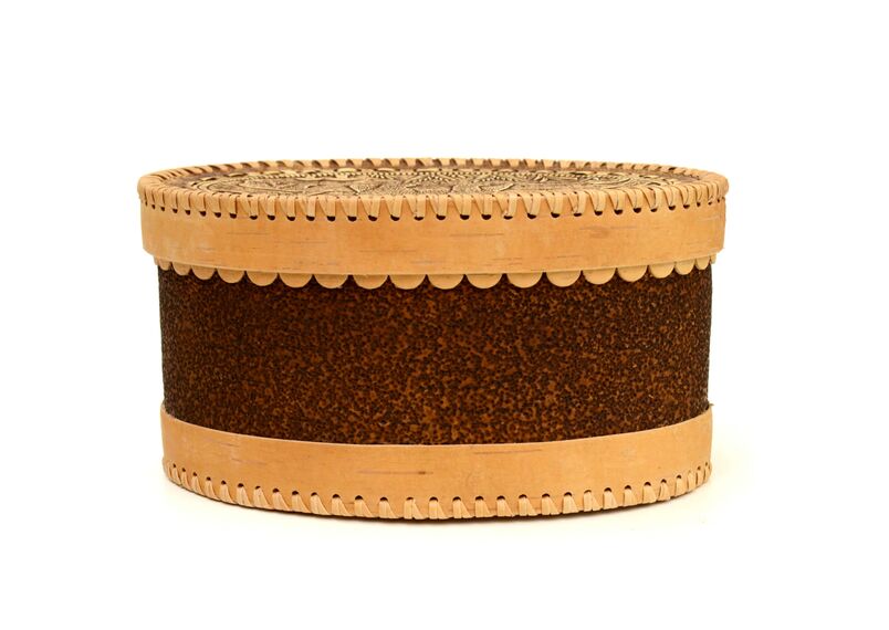 Батонница из бересты "Медведи". Шкатулка из бересты, фото , изображение 3