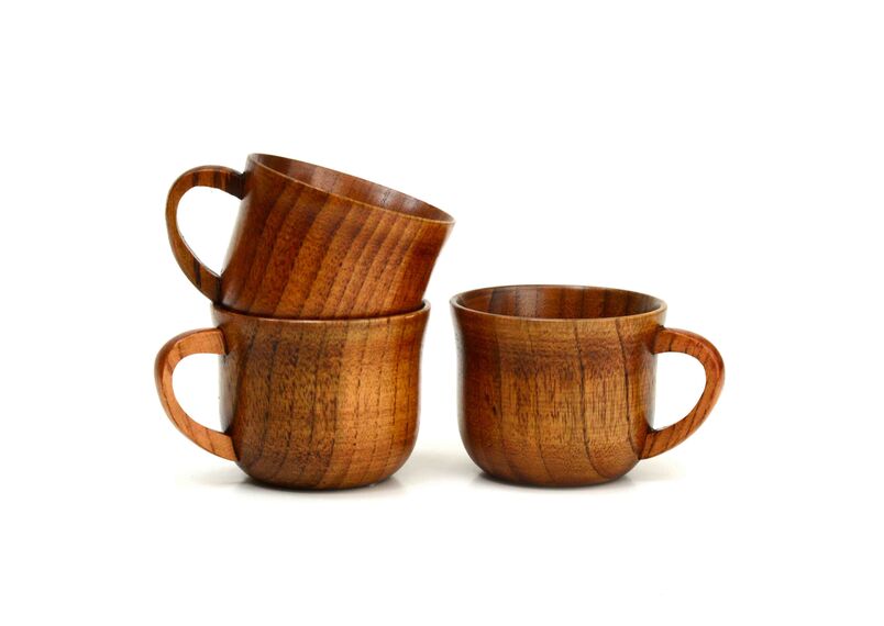 Кружка деревянная для чая кофе 150 мл. Чашка из унаби., фото , изображение 6