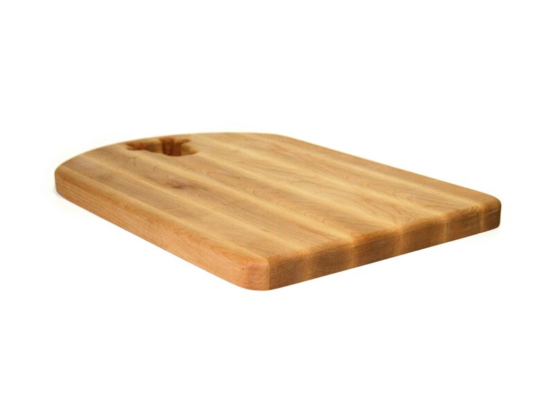 Доска деревянная разделочная большая для мяса из березы 35х25х2, фото , изображение 4