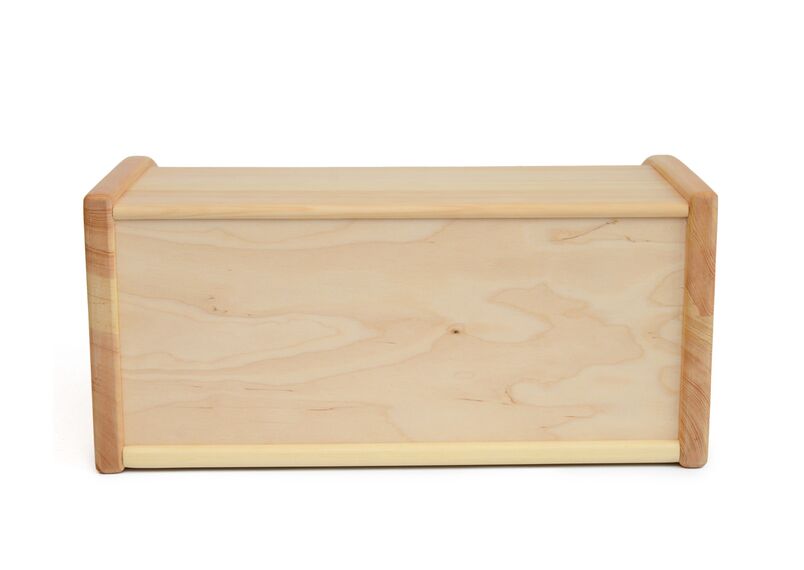 Хлебница деревянная из кедра большая с покрытием лаком, фото , изображение 8