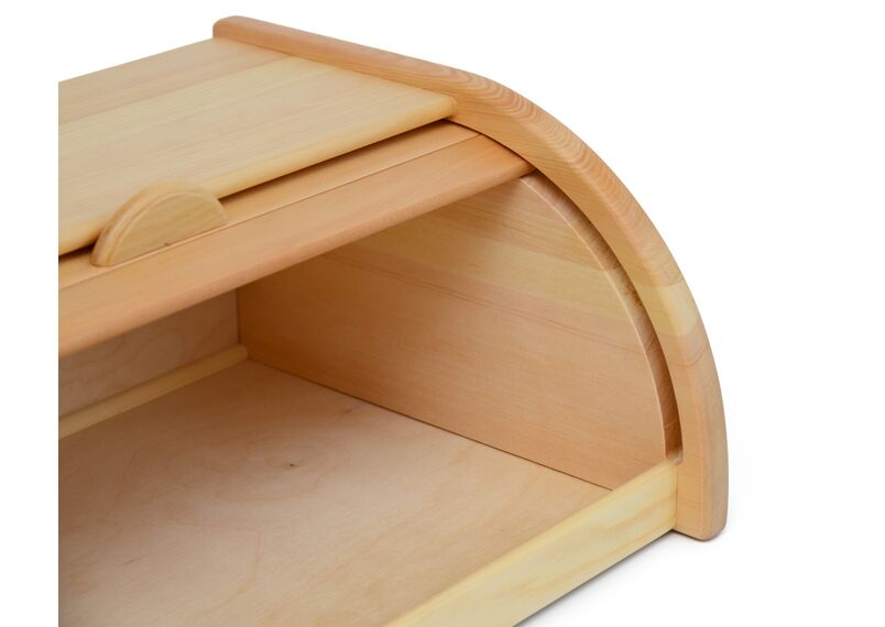 Хлебница деревянная из кедра большая с покрытием лаком, фото , изображение 9