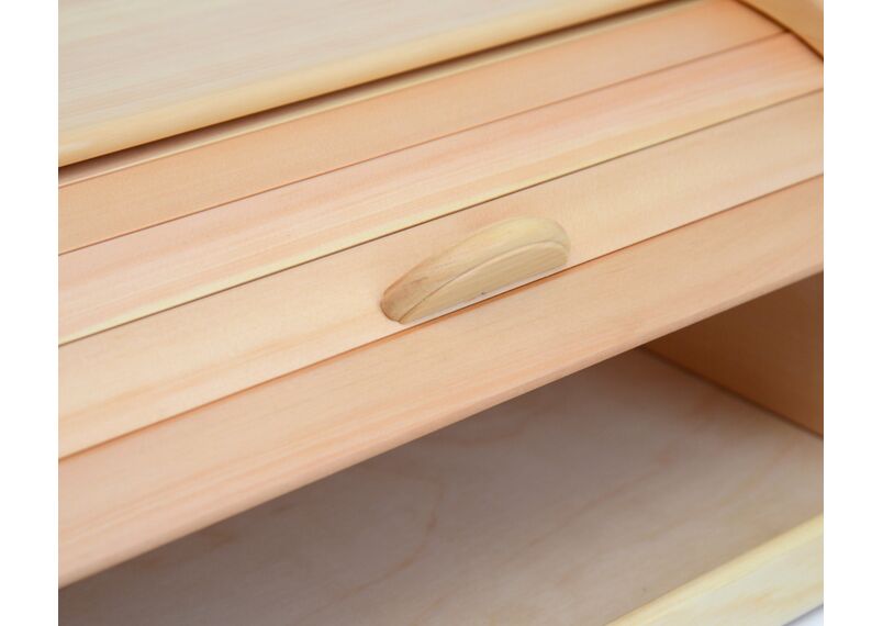 Хлебница деревянная из кедра большая с покрытием лаком, фото , изображение 10