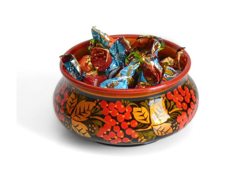 Чашка деревянная хохлома D12 H7, фото , изображение 4