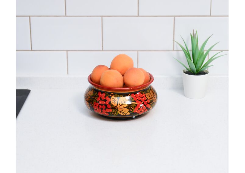 Чашка деревянная хохлома D12 H7, фото , изображение 8