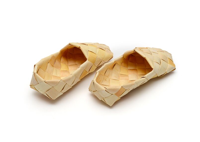 Лапти плетеные из бересты. Лапти взрослые и детские, фото , изображение 3