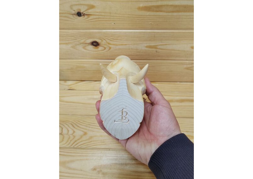 Статуэтка деревянная из кедра большая "Мамонт", фото , изображение 6