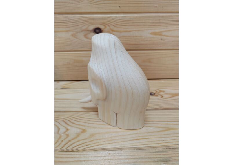 Статуэтка деревянная из кедра большая "Мамонт", фото , изображение 9