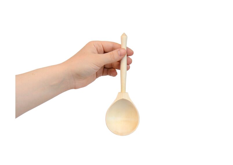 Ложка из дерева большая глубокая, фото , изображение 6