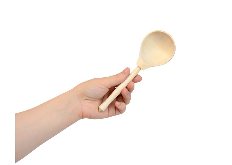 Ложка из дерева большая глубокая, фото , изображение 7