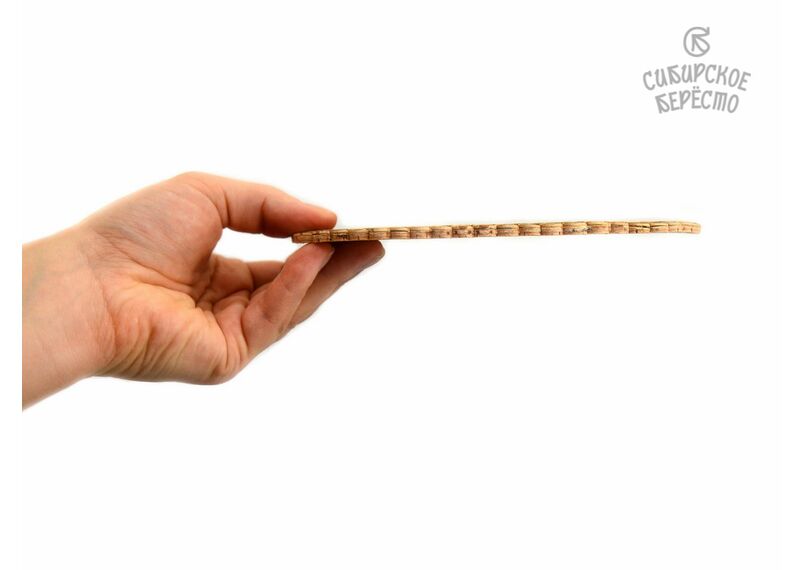 Подставка под горячее из бересты "Птица", фото , изображение 3