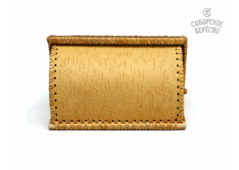 Хлебница маленькая из бересты "Белочки", фото , изображение 6