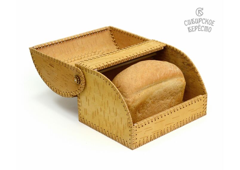 Хлебница из бересты на 1 булку "Подсолнух", фото , изображение 4