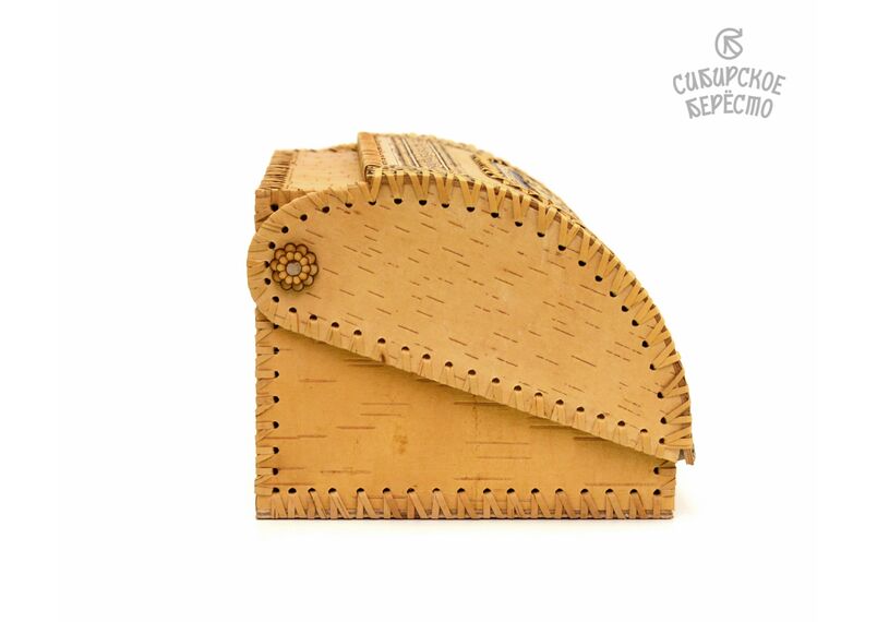 Хлебница из бересты на 1 булку "Подсолнух", фото , изображение 7