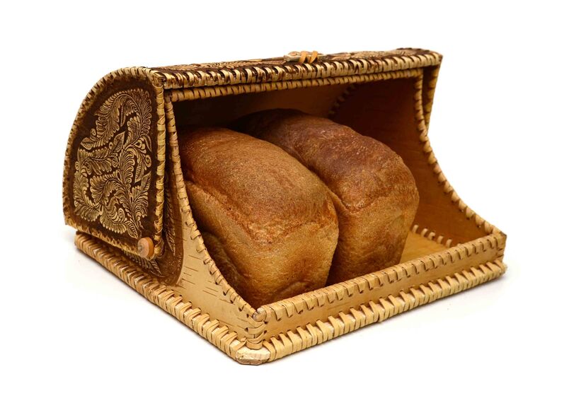 Хлебница из бересты "У самовара", фото , изображение 4