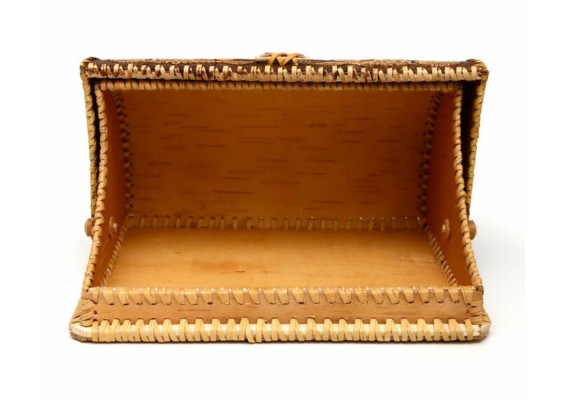 Хлебница из бересты "У самовара", фото , изображение 5