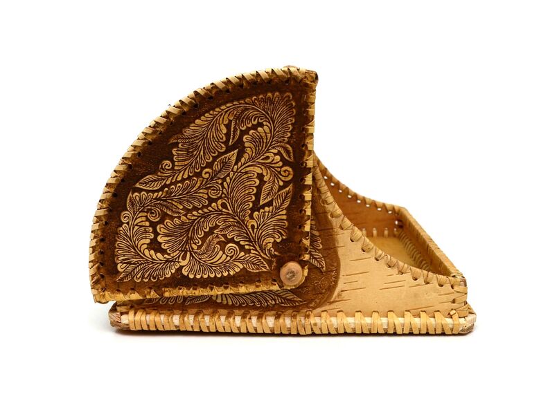 Хлебница из бересты "У самовара", фото , изображение 7