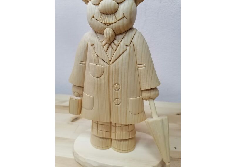 Статуэтка из кедра большая "Айболит", фото , изображение 8