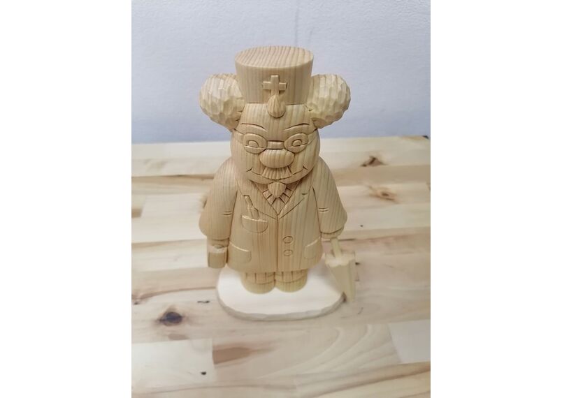 Статуэтка из кедра большая "Айболит", фото , изображение 7